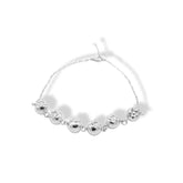 Choker con arándanos grandes plateados